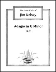 Adagio in G Minor, Op. 14 piano sheet music cover Thumbnail